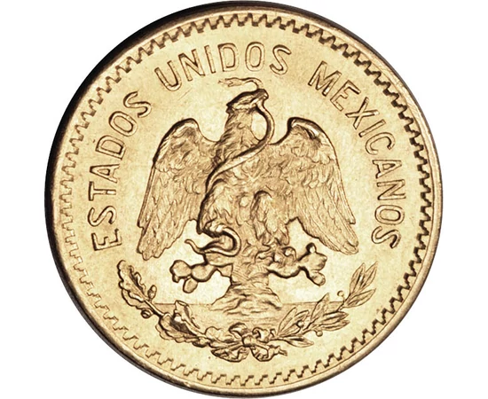  10 peso Hidalgo 1905-1959 arany Mexikó