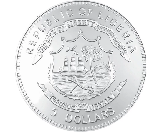  5 dollár Bem József Liberia 2011 Libéria