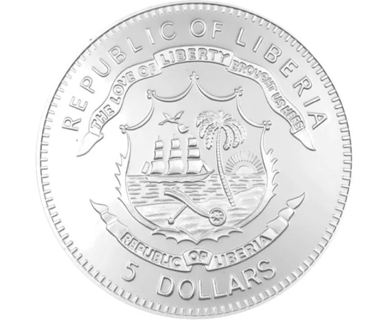  5 dollár Szulejmán Libéria 2010 Libéria