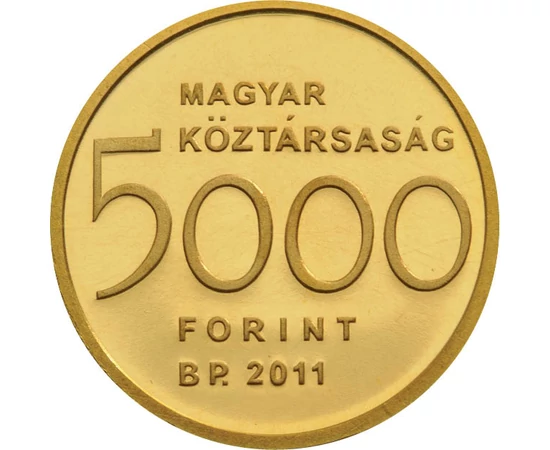  5000 forint Clark Ádám arany 2011 Magyar Köztársaság