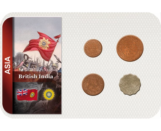 1/2 pice, 1/12, 1/4, 1 anna, , 0, 0, Brit India, 1911-1936