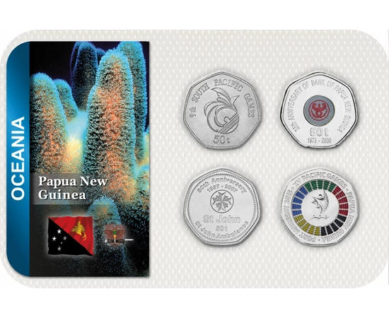 4x50 toea, , 0, 0, Pápua Új-Guinea, 1991-2015