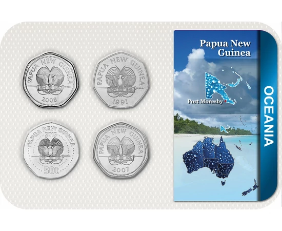4x50 toea  0 0 Pápua Új-Guinea 1991-2015