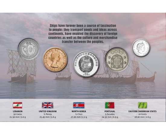 50 livre 1/2 penny 1/2 chon 5 escudo 10 cent  0 0 Libanon Nagy Britania Észak-Korea Portugália Kelet Karibi Államok 0