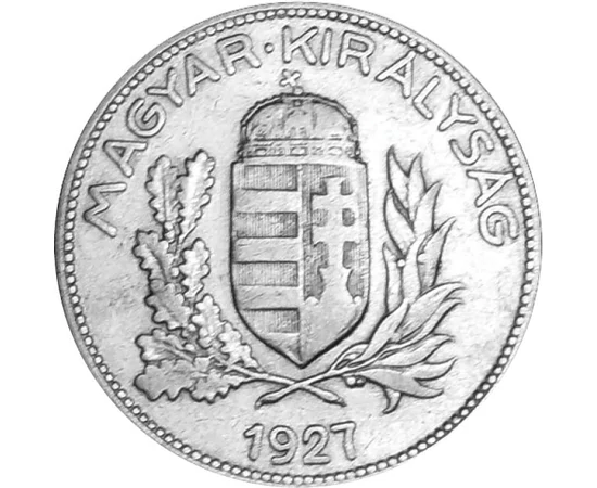  1 pengő 1927 ezüst Magyar Királyság