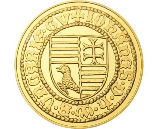 aranyforint utánveret Utánveret Hunyadi címer Ag 333 55 g Magyar Királyság 1446-1447