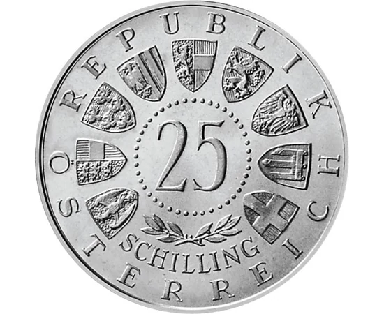  25 schilling Burgenland 40 éves Ausztria