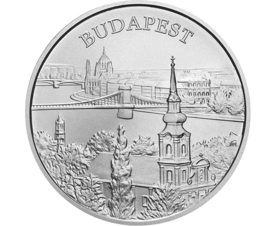  5000 Ft, Budapest, ezüst, vf, 2009, Magyar Köztársaság