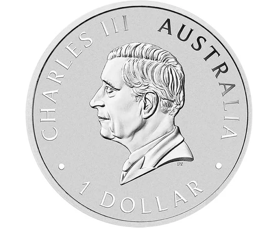 1 dollár III. Károly  Ag 9999 311 g Ausztrália 2025