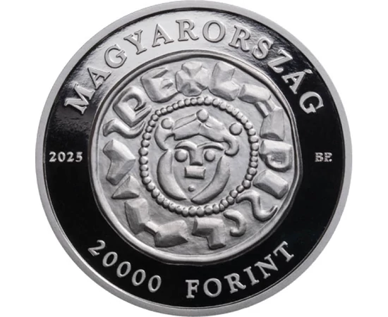 20000 forint I. (Szent) László ezüstdénár   Ag 999 31104 g Magyarország 2025