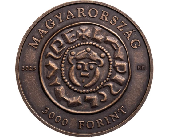 3000 forint I. (Szent) László ezüstdénár   CuNi 234 g Magyarország 2025