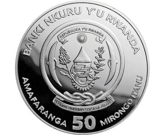 RUAN/ 50 frankLeopárdAg2024 Ruanda