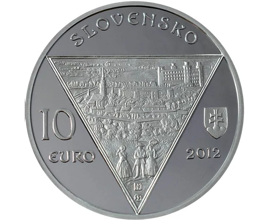  10 euró, Chatam Sofer, ez, bu, 2012, Szlovákia