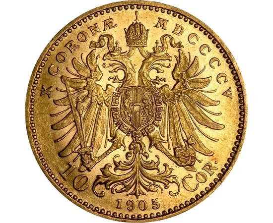  10 korona Ferenc J.babérk.1892-1906 Osztrák-Magyar Monarchia