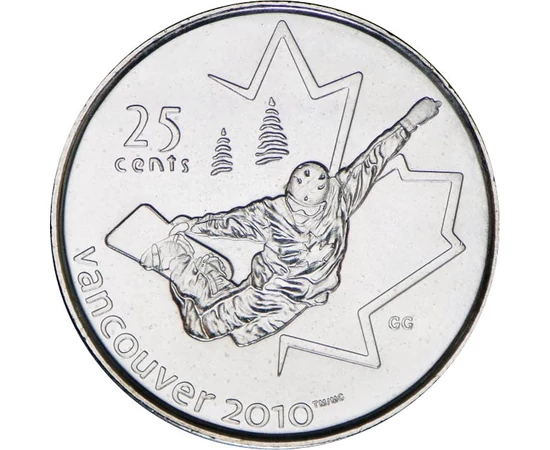  25 cent, Snowboard, 2008, Kanada