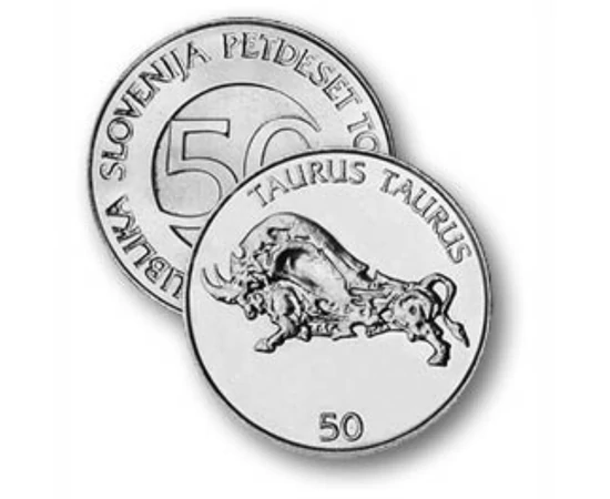 10 20 50 tolar VAN TANÚSÍTVÁNY 0 0 Szlovénia 2002-2006