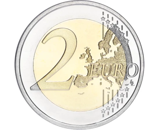 2 euró EU térkép  CuNi 85 g Luxemburg 2025