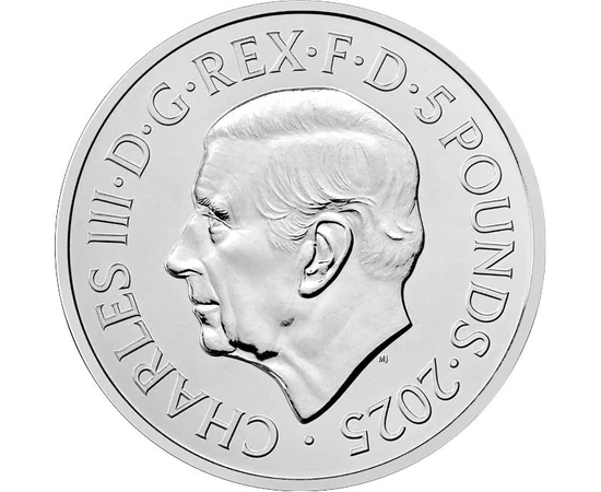 5 font III. Károly   CuNi 2828 g Nagy-Britannia 2025