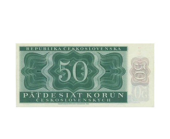 50 korona, , 0, 0, Csehszlovák Népköztársaság, 1950