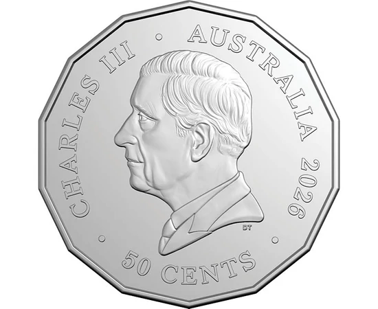 05 dollar III. Károly   CuNi 1537 g Ausztrália 2026