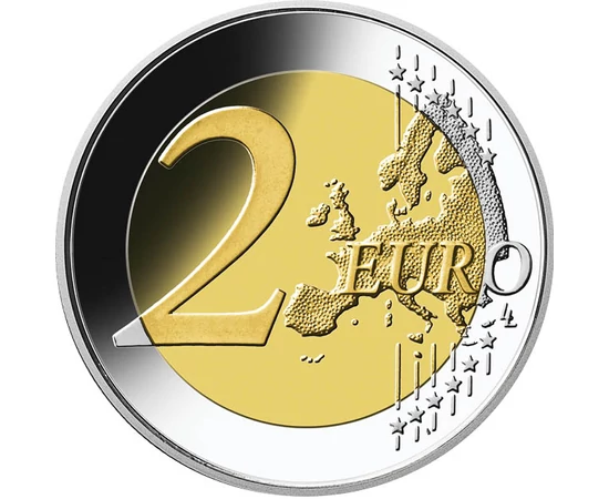 2 euró EU térkép  CuNi 852 g Németország 2026