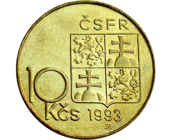  10 korona Masaryk 1990-93 Csehszlovákia