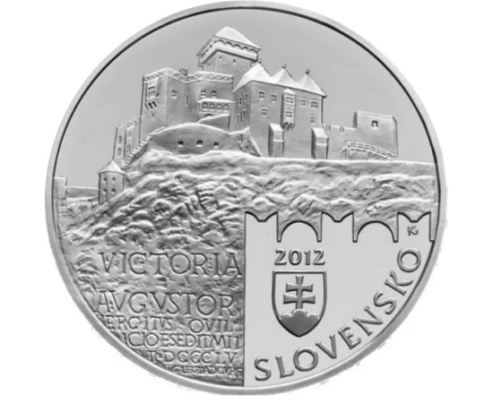  20 euró, Trencsén, ezüst, pp, 2012, Szlovákia