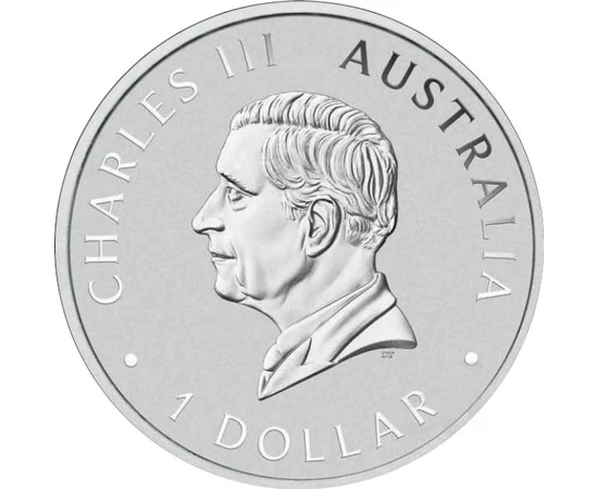 1 dollár III. Károly  Ag 9999 311 g Ausztrália 2026