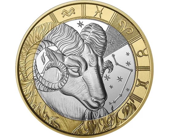5 euró, Kos állatövi jegy, csillagkép, CuNi, 11,7 g, Franciaország, 2026