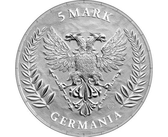 5 márka Címer  Ag 9999 311 g Németország 2026