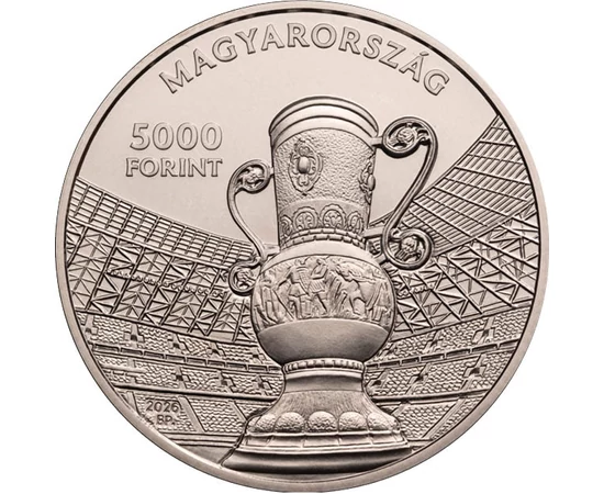 5000 forint, MLSZ címer focilabdában, , CuNi, 30,8 g, Magyarország, 2026