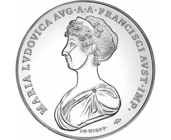 Mária Ludovika koronázási érem 1808, utánveret