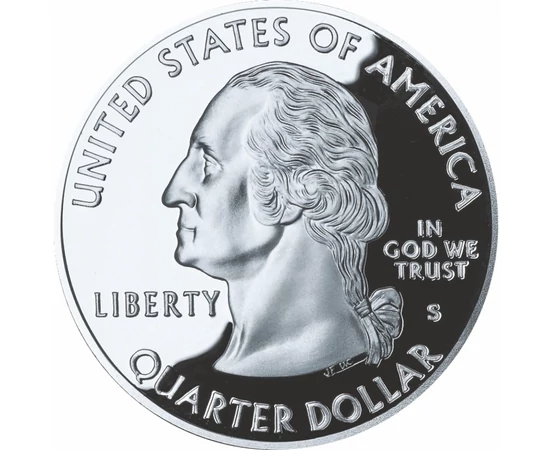 George Washington, 25 cent, festett érme, USA, 1999-2009