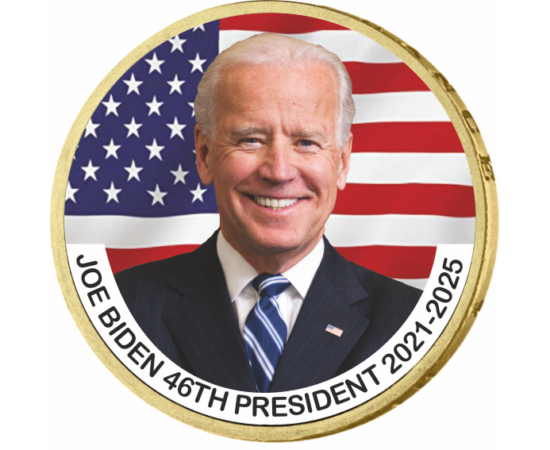 Joe Biden - az USA 46. elnöke, 1 dollár, USA