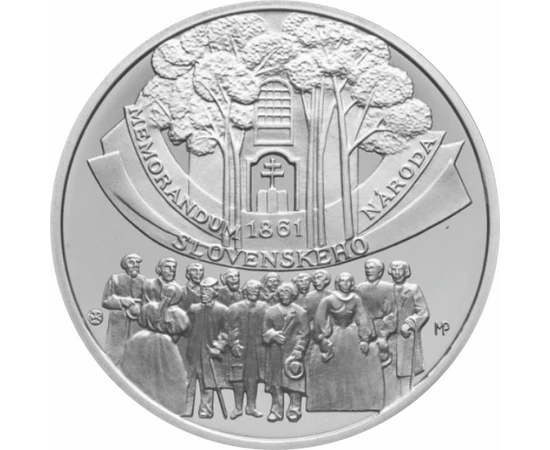 10 euró, Memorandum, ezüst, bu, 2011 Szlovákia