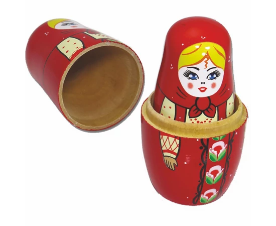 Matrjoska baba, 5 dollár, 1 uncia színezüst, Salamon-szigetek, 2017