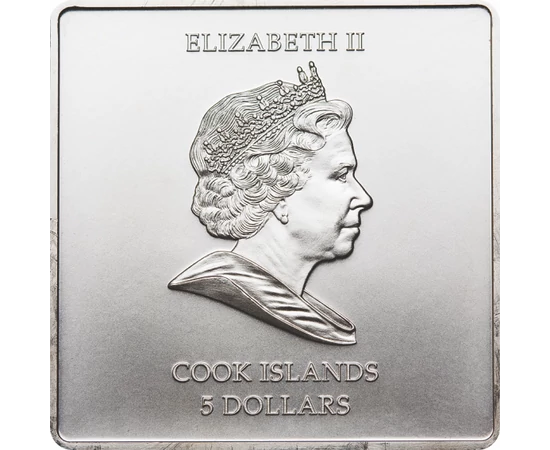 Hintaló, 5 dollár, ezüst, Cook-szigetek, 2009