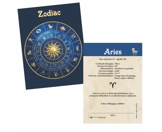 Kos csillagjegy érem  exkluzív díszcsomagolásban