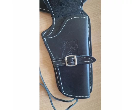 Cowboy fegyvertartó öv, fekete