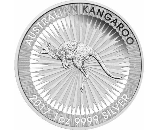 1 uncia színezüst, Kenguru, 1 dollár, Ausztrália