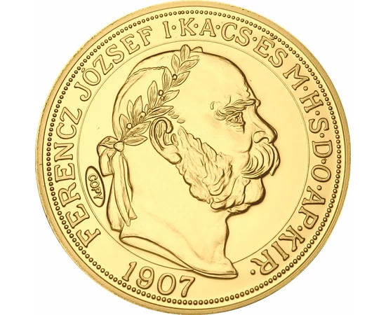 100 korona aranyozott utánveret, A koronázás 40. évfordulójára