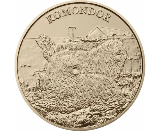 // 2000 forint, Komondor, réz-nikkel, Magyarország, 2020 // 