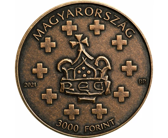 Szent István, 3000 forint emlékérme, Magyarország, 2021