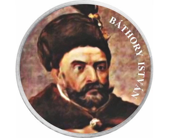 Báthory István, ezüstözött emlékérme