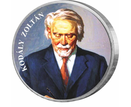 Kodály Zoltán, 50 cent ezüstözött érme