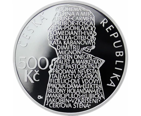 Beno Blachut, 500 korona, ezüst, Csehország, 2013