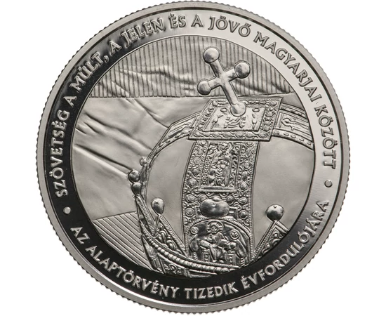 Magyarország Alaptörvénye 10 éves, 10000 Ft, ezüst, 2021