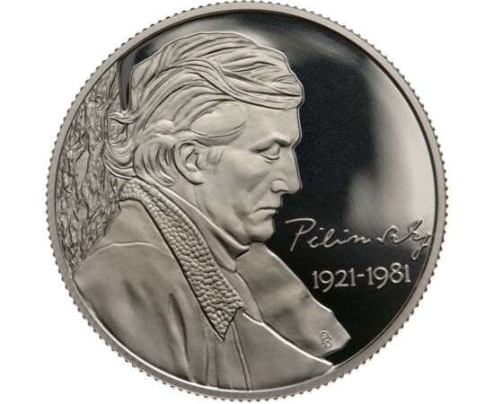 Pilinszky János, 10000 Ft, ezüst, Magyarország, 2021
