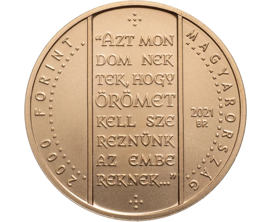 Árpád-házi Szent Erzsébet, 2000 Ft, réz-nikkel, Magyarország, 2021