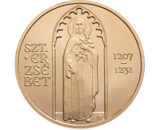 Árpád-házi Szent Erzsébet, 2000 Ft, réz-nikkel, Magyarország, 2021